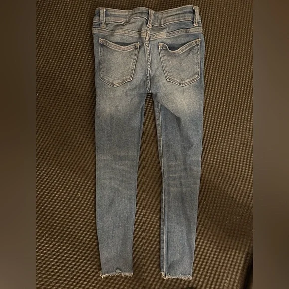 Kids DL1961 jeans, girls, size 7, slim-fit, adjustable waistband - Picture 3 of 6